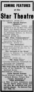 Empress Theatre - 16 Jun 1915